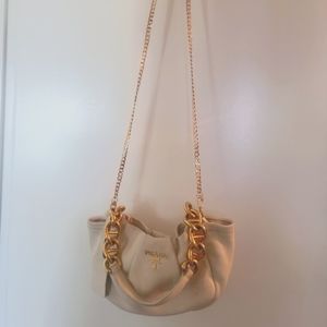 Vintage Prada Leather Shoulder Crossbody Bag